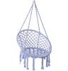 Fotel wiszący, krzesło brazylijskie, kosz, huśtawka, hamak | do 120 kg | DY-A003-BLUE