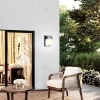 Lampa ogrodowa, kinkiet elewacyjny | IP54, E27 | aluminium + szkło | BD-C184