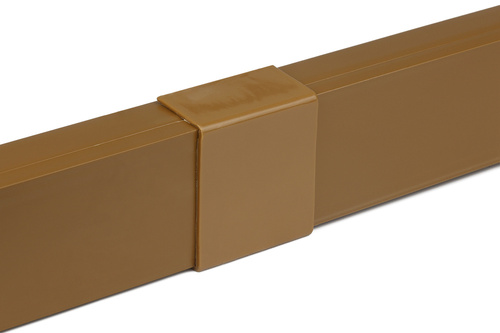 Łącznik prosty do listwy maskującej 40x20mm | brązowy | CDT-02