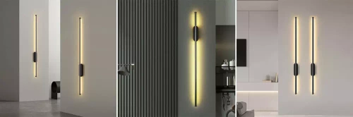Nowoczesny kinkiet, lampa ścienna LED | 15W, 100cm, 3000K, 2000lm | DH-90CM-15W
