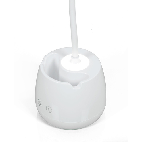 Lampka biurkowa LED 5W z trybem nocnym | Pojemnik na długopisy, kredki | MT-812
