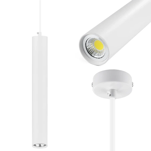 CTD-L40CM-WHITE| Biała lampa wisząca | Nowoczesna lampa sufitowa | Oświetlenie dekoracyjne