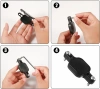 Uchwyt do roweru na airtag | Uchwyt na lokalizator. | BAT-463-BLACK