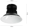 Lampa przemysłowa | Naświetlacz magazynowy | LED | YM-HB100W-B