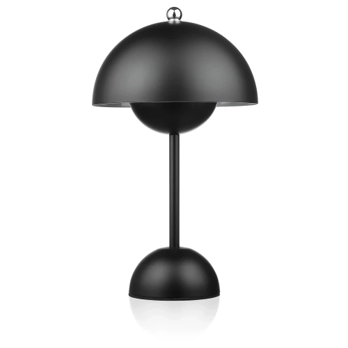 Stylowa lampka stołowa | Bezprzewodowa lampka nocna z trzema barwami świecenia | HJA27-1-BLACK