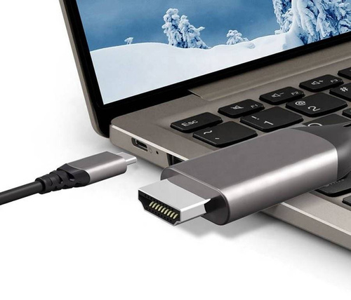 Kabel / Adapter USB-C (Typ C) - HDMI | MHL | 4K | 2m | HT-2M