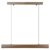 Nowoczesna prostokątna lampa wisząca | sterowanie pilotem | LED | brązowa | SX41-60CM-24W-BR