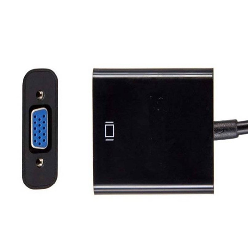 Konwerter z HDMI do VGA | D-SUB | FULL HD 1080p | 15 cm | H-V1B-20CM-Black