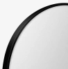 Czarny, okrągły plafon LED 24W | Niemrugający CCD panel natynkowy | RLB-C30W-B