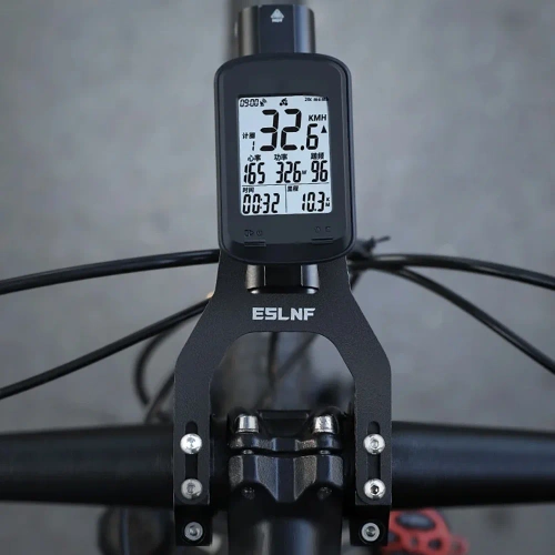 Uchwyt rowerowy na kierownicę do Garmin, GoPro, Cateye | Wielofunkcyjny uchwyt na kierownicę | ESLNF-207