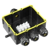 Hermetyczna puszka kablowa IP68 4-torowa  | Złącze elektryczne 450V 24A do kabli 3–6 / 4–8 / 8–12 / 10–14 mm | M686-S