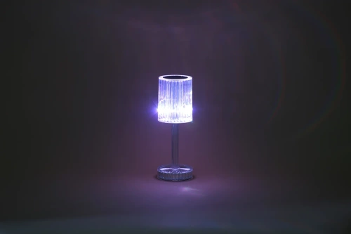 Lampka stołowa LED | Lampka nocna RGB z wbudowanym akumulatorem oraz pilotem | YG-1126-C3