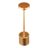 34 cm Lampa stołowa z wbudowanym akumulatorem | Lampa nocna z trzema barwami świecenia | Nastrojowa lampka do hotelu, restauracji | HJA28-ROSEGOLD-2