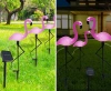 Ogrodowa lampka solarna LED Flamingi 3sz | 51cm, 600mAh | BRD-3IN1