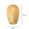 Ręcznie robiona lampa bambusowa wisząca | BOHO | Chiński żyrandol