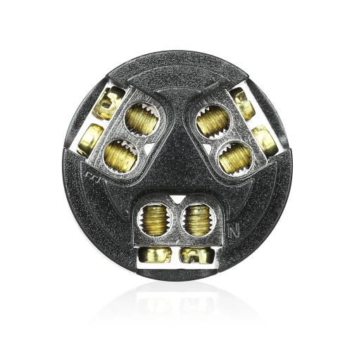 Hermetyczna mufa kablowa IP68  | Wododporne złącze U 2×3-pin 450V 32A do kabli 4–14 mm | M685-UB