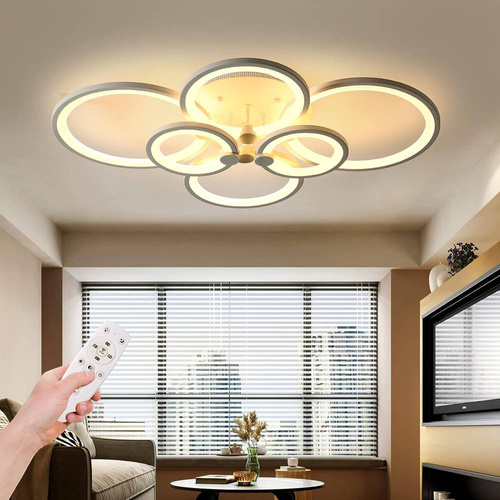 Wieloczęściowa Nowoczesna lampa wisząca | LED | Czarna | RLG-C72W-W