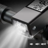  Lampka rowerowa 3w1 LED 450 lm| Komputer liczący prędkość, dystans  oraz czas | Mocne oświetlenie z sygnalizacją dźwiękową | MBLBD-3201