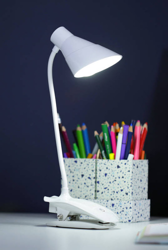 Włącznik dotykowy | MT-303S Lampka biurkowa, szkolna LED z klipsem do blatu