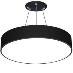 Lampa sufitowa wisząca LED 36W | okrągła pełna | aluminium | CCD niemrugająca | Φ40x6 | LPL-005