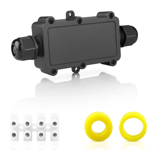 Hermetyczna puszka kablowa IP68 2-torowa | Złącze elektryczne 450V 24A do kabli 4–11 mm  | M686-B2