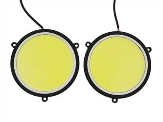 Światła LED COB do jazdy dziennej O-90 | DRL COB 90mm