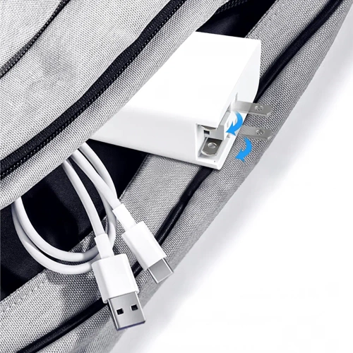 GAN | Ładowarka sieciowa 100W z portami USB 3.0 i USB-C
