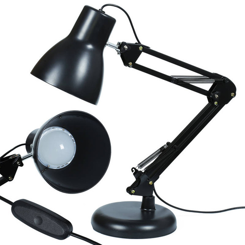 Lampka biurkowa, szkolna LED | Regulowana lampa kreślarska na biurko | MT-830B