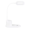 Lampka biurkowa LED z ładowarką indukcyjną | biała | WD-T03-WHITE