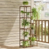 Drewniany kwietnik na doniczki | Stojak na rośliny | Regał na kwiaty | NZ252-BAMBOO