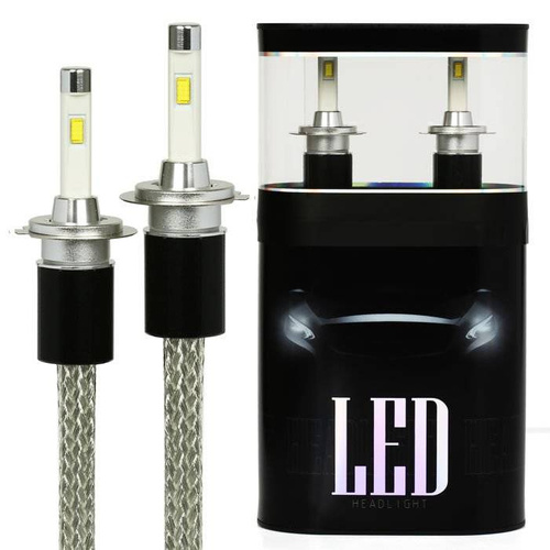 Zestaw żarówek LED H7 R4 80W 9600lm LUMILED LUXEON 12V-24V