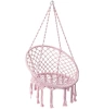 Fotel wiszący, krzesło brazylijskie, kosz, huśtawka, hamak | do 120 kg | DY-A003-PINK