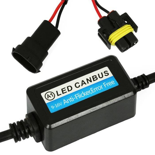 Komplet 2 szt - A1 Cyfrowy filtr H11 LED CAN BUS - pomarańczowy