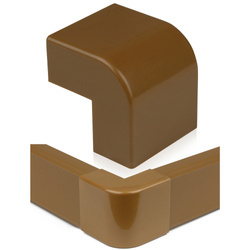 Łącznik kątowy do listwy maskującej 40x20mm | brązowy | CDT-03