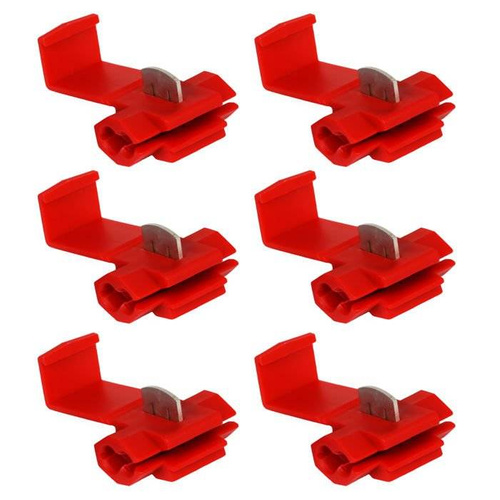 6x Szybkozłączka czerwona 0,5-1,5 mm