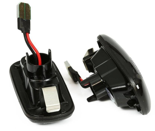 Lampki kierunkowskazów bocznych LED | dymiony klosz | dynamiczne | AUDI A3 i S3 8P, A4 i S4 i RS4 B6 B7 B8, A6 i S6 i RS6 C5 C6 | PL1812CB12-D