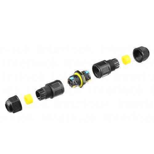 Hermetyczna mufa kablowa IP68 | Samozaciskowe złącze 3-pin 450V 24A do kabli 4–11 mm | M684-D