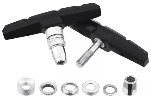 Klocki hamulcowe do roweru  V -Brake | Klocki niesymetryczne nakręcane 70mm | SJSCP-03-B