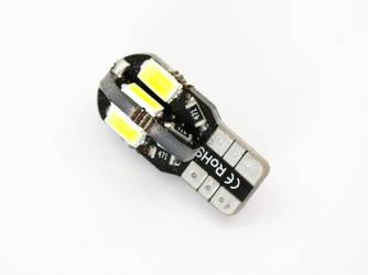 Żarówka samochodowa LED W5W T10 8 SMD 5630 CAN BUS 360 stopni