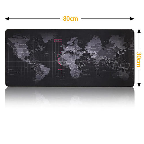 Podkładka pod mysz | 80x30 cm | mapa świata | MP-002
