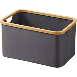 Kosz na pranie | Składany kosz na bieliznę | Materiałowy pojemnik na zabawki | Organizer na akcesoria | OCF-305-GREY