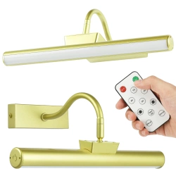 Lampka ścienna LED na akumulator | Bezprzewodowa lampa ścienna | Regulowana barwa i jasność | Montaż magnetyczny | Pilot z timere | WLP-L40