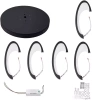 Nowoczesna lampa sufitowa | Plafon LED | Czarna | Lampa sufitowa RLF-C55W-B