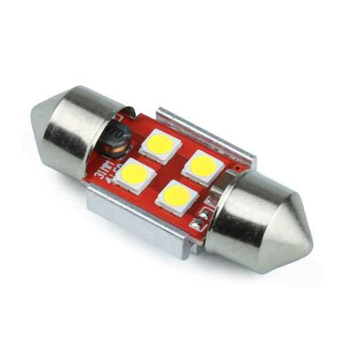 Żarówka samochodowa LED C5W 4 SMD 3535 CAN BUS