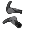 Chwyty rowerowe ergonomiczne z rogami | Antypoślizgowe uchwyty kierownicy | MTB, trekking | BHD-233-G