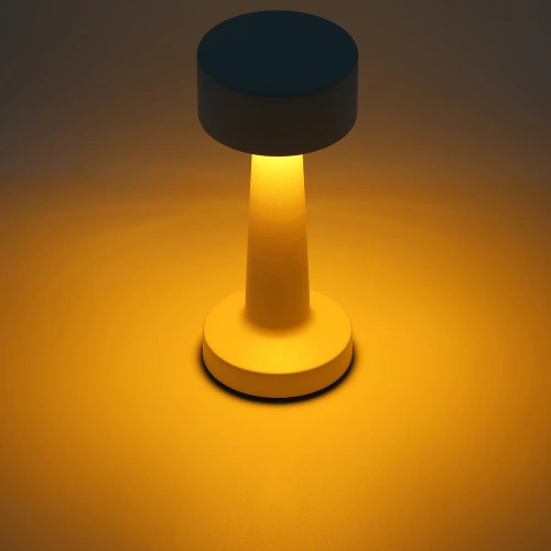 Bezprzewodowa lampka stołowa | Dotykowa lampka nocna z regulowaną barwą światła | Lampka USB | HJA10-BLACK