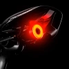 Inteligentna tylna lampka rowerowa | Oświetlenie LED z czujnikiem hamowania  |  Wodoodporna tylna lampka rowerowa LED IP65 z funkcją hamowania i ładowaniem USB | BK-L117