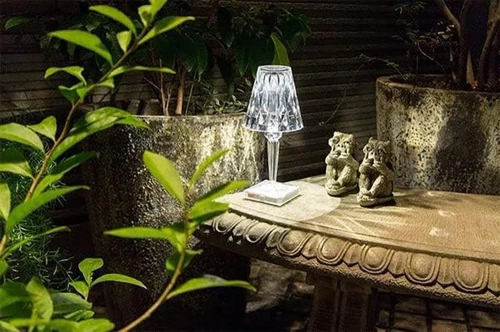 Kryształowa lampka nocna | Dotykowa lampka stołowa | Nowoczesna lampka LED | DTL-C03-WYN