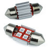 Żarówka samochodowa LED C5W 4 SMD 3535 CAN BUS niebieska
