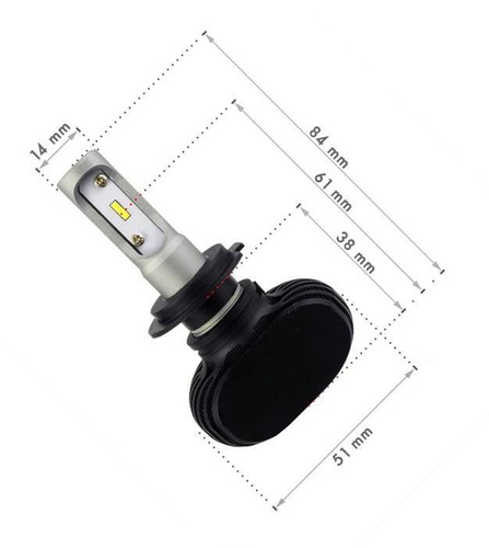 Zestaw żarówek LED HB5 9007 CSP 50W 8000 lm